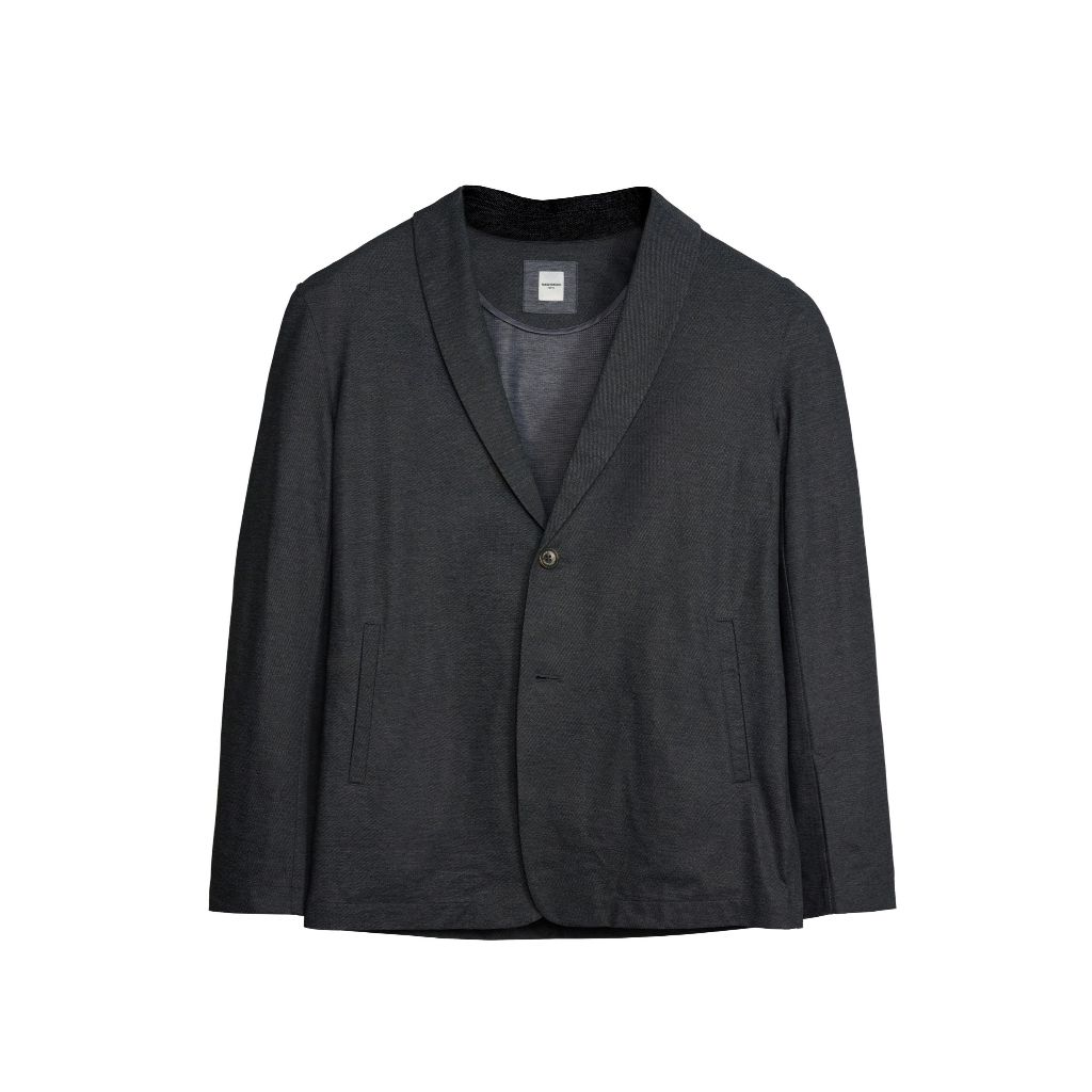 TAKEO KIKUCHI เสื้อคาร์ดิแกน DOT JERSEY TWILL PRINT CARDIGAN