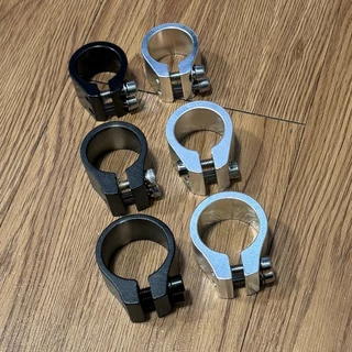 แคลมป์รัดหลักอานอลูมิเนียม (แบบน็อตคู่) BSC-62 (Double Bolt Seatpost Clamp)