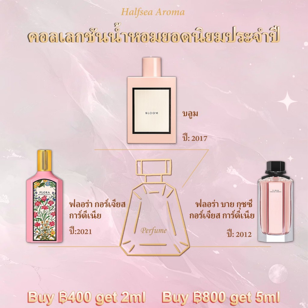 💯สินค้าแท้มีในสต๊อก🧸 Flora Gorgeous Gardenia & Gorgeous Gardenia & Bloom EDP/EDT 2ml/5ml/10ml น้ำหอม