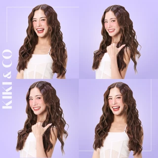 KIKI&CO Deep Mermaid 36 MM เครื่องหนีบผมเมอร์เมดลอนลึก แกน 36 มม (KDM) แกนสามเหลี่ยม ลอนลึกพิเศษ ให้ลุคไม่เหมือนใคร