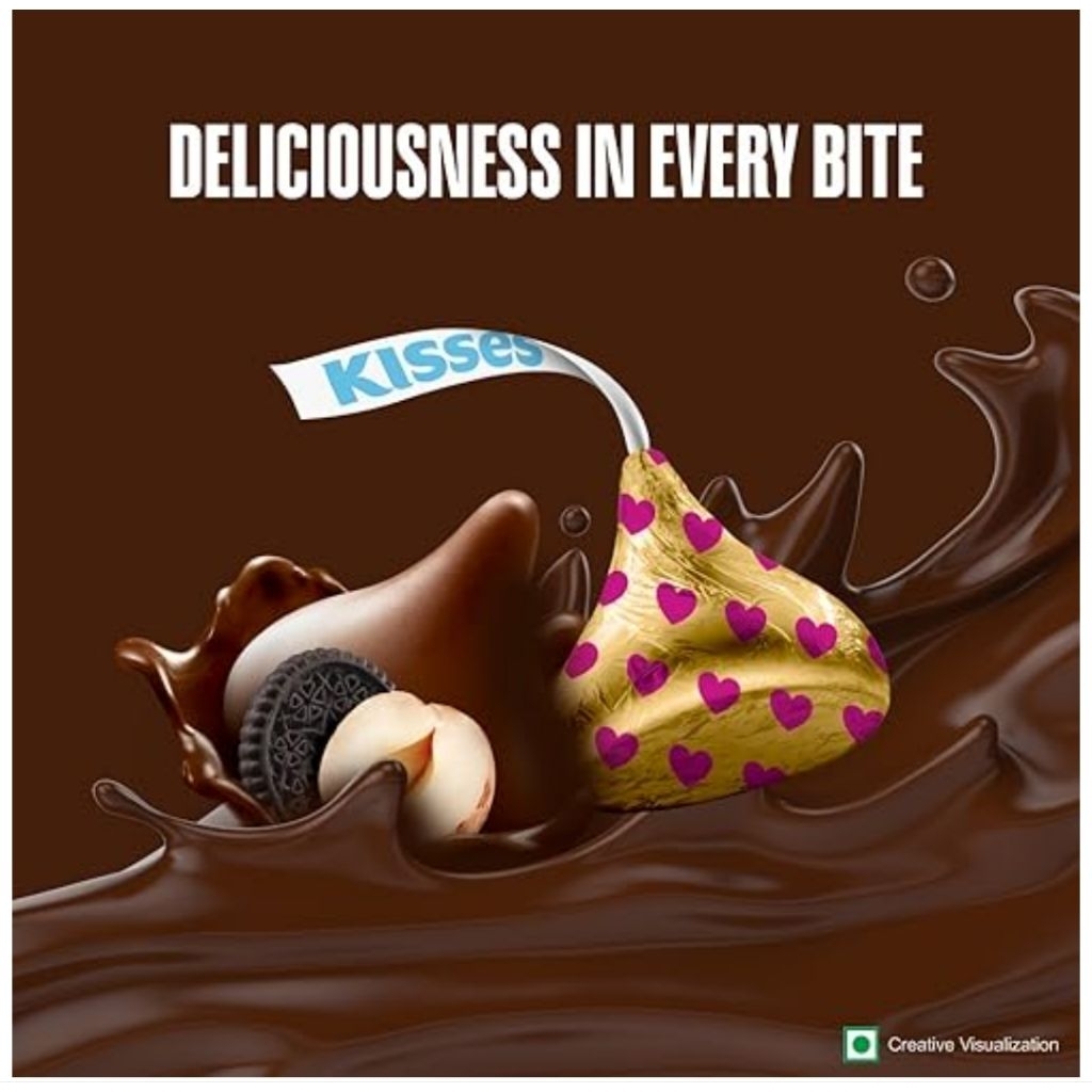 Hershey's Kisses หลากหลายรสชาติ ขนาด 100.8 กรัม จำนวน 24 ชิ้น/ถุง - รูปที่ 3
