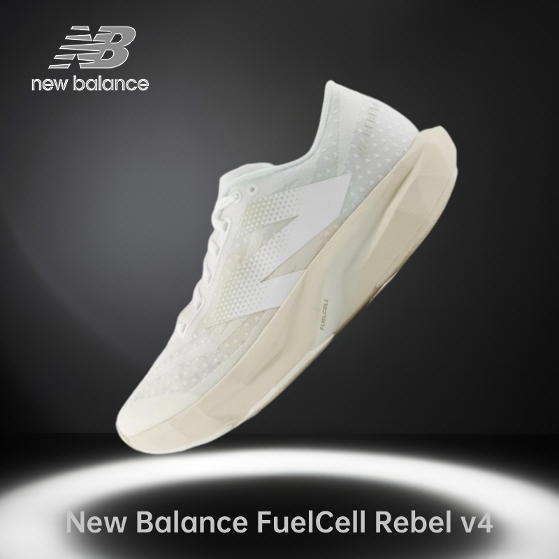 ของแท้ 100%-New Balance Rebel V4 White Sneakers MFCXLJ4