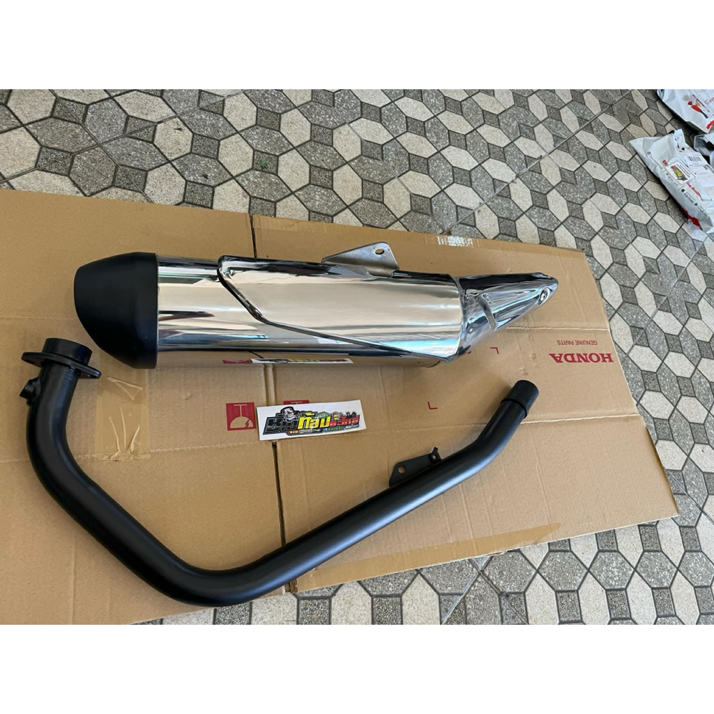 ท่อเดิม cbr300r cb300f ใส่cbr250ได้เลยสวยใสกริ้ฟ