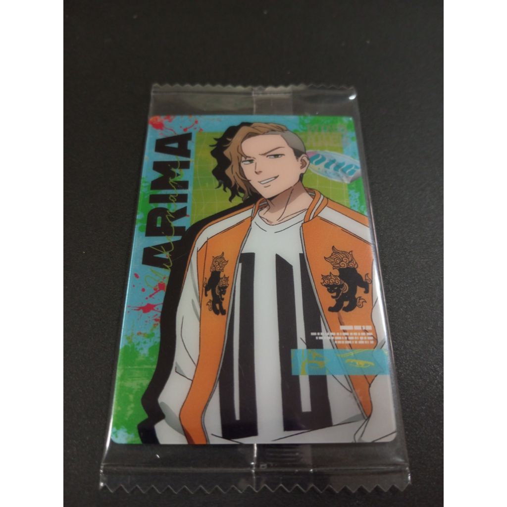 การ์ดเวเฟอร์จากเรื่อง  WIND BREAKER ตัวละคร ARIMA การ์ด BANDAI จากญี่ปุ่น