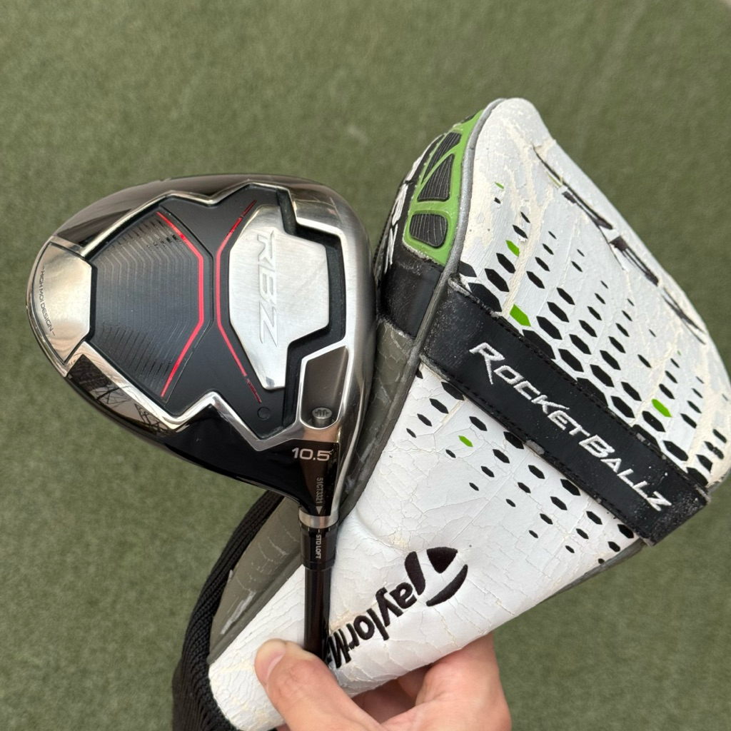 Driver Taylormade RBZ 10.5 Flex S พร้อมโคเวอร์ ไม้กอล์ฟมือสอง TS Golf