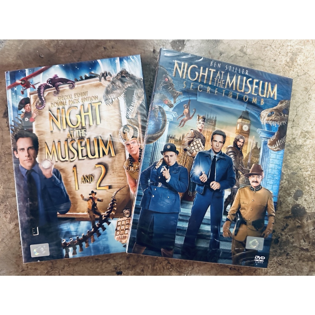 DVD 3 Part 3 Disc : Night at the Museum 1 (2006) + 2 (2009) + Night at the Museum 3 (2014)