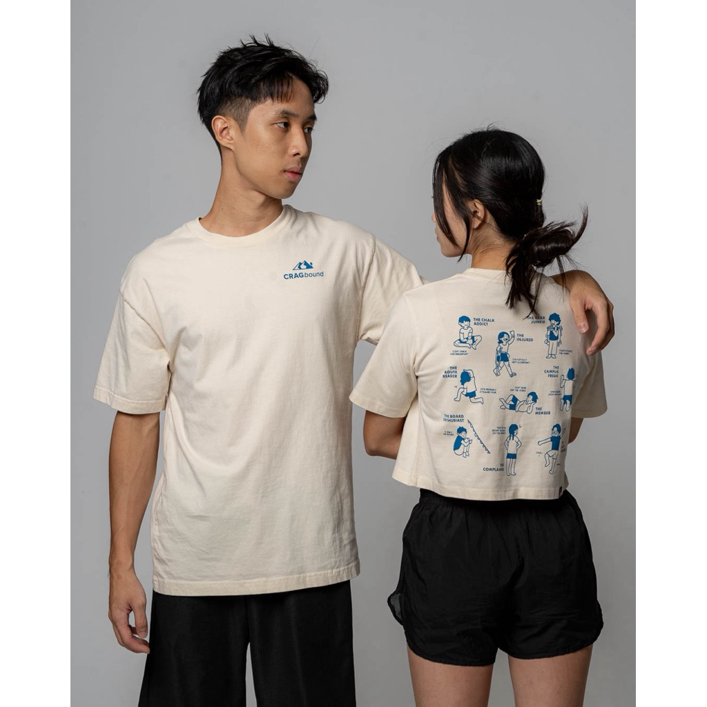 Community Tee & Crop from Cragbound เสื้อยืด ปีนผา