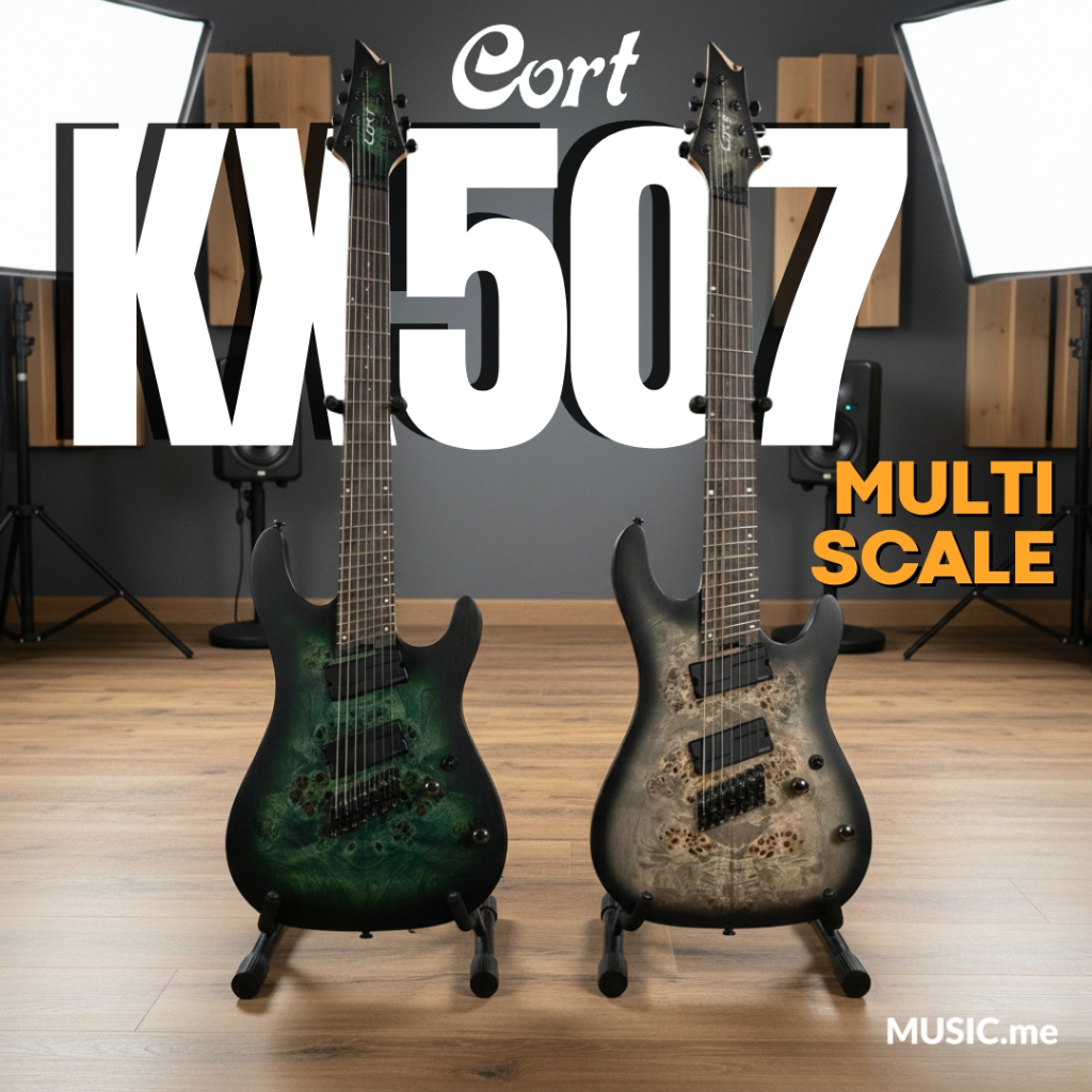 กีตาร์ไฟฟ้า Cort KX507 Multi Scale | กีตาร์ไฟฟ้า 7 สาย Fishman Fluence Multi-Scale (25.5”-27”)