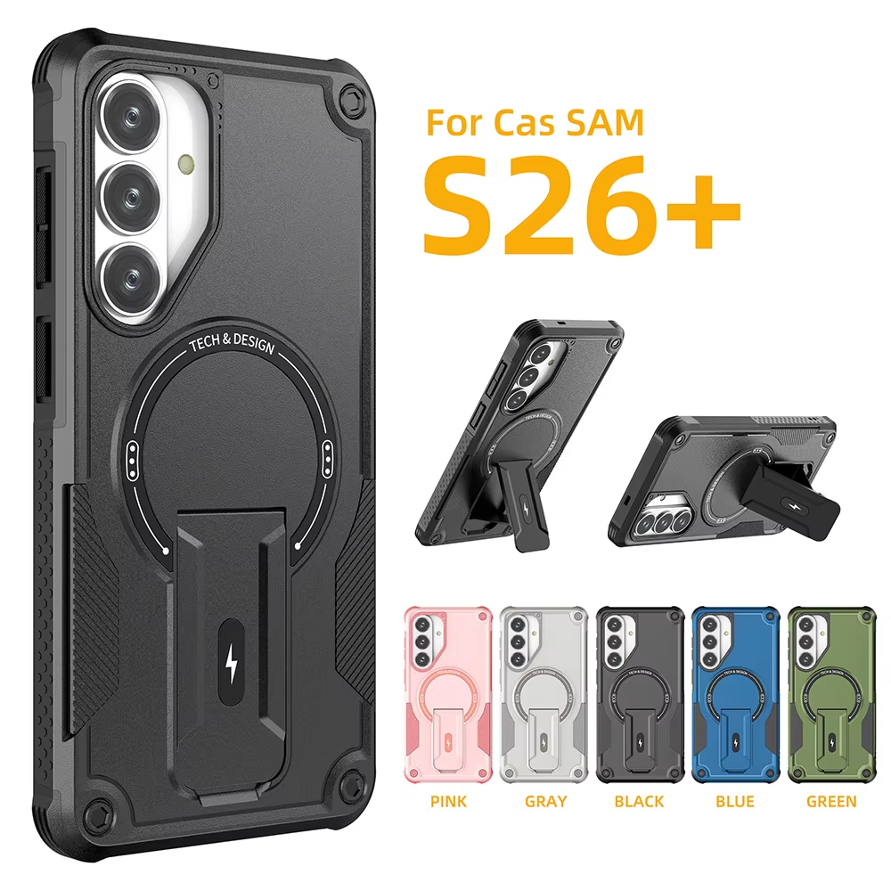 เคสแม่เหล็ก พร้อมขาตั้งสำหรับFor Samsung A55 A16 A56 A36 A05S A06 A54 S24Ultra เคสโทรศัพท์ป้องกันการ