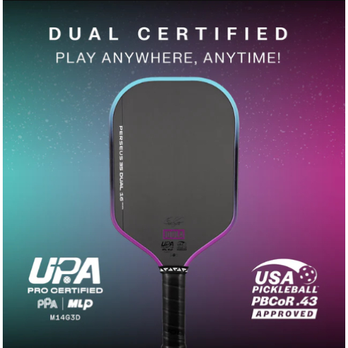 JOOLA Perseus 3S Dual Pickleball Paddle (16mm)