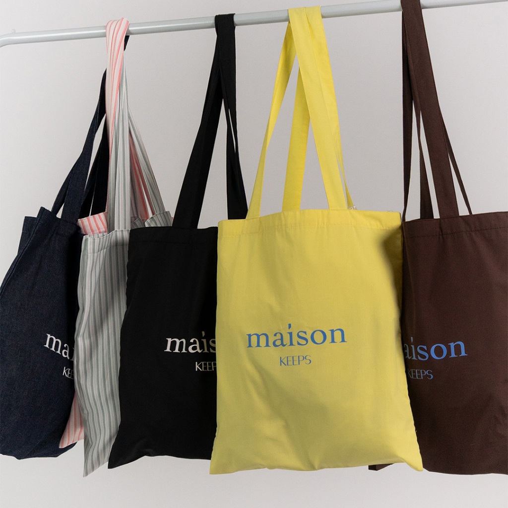 maison KEEPS | Daily Original Logo Tote Bag | Unisex | กระเป๋าผ้า