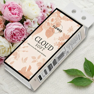 [ 10หิ้ว สุดคุ้ม ] FLOWER-ทิชชู่แบบดึงแขวนได้ ดีลักซ์ คอมฟอร์ท หนานุ่ม GB/T20808 กระดาษทิชชู่