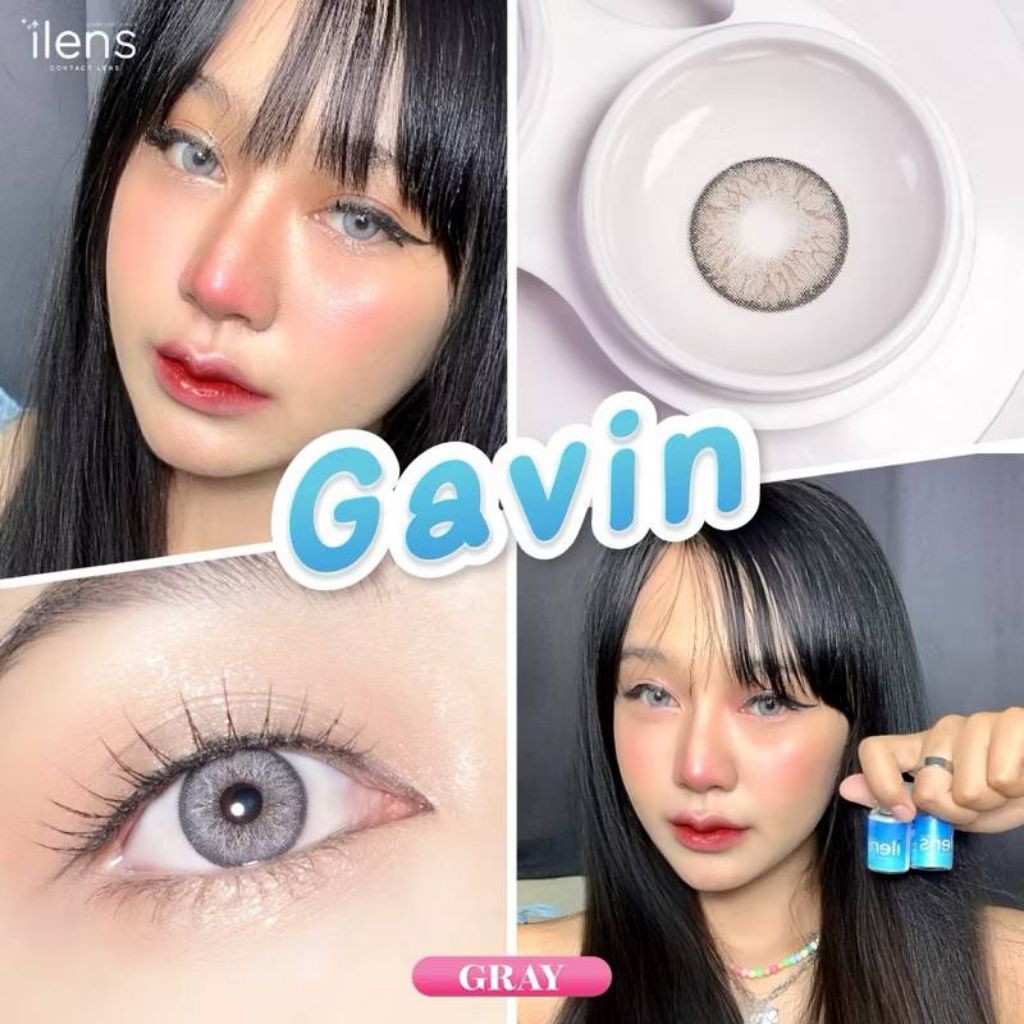 🔥คอนแทคเลนส์❤️Size : S❤️ gavin ( ilens ) สี : Brown / Gray