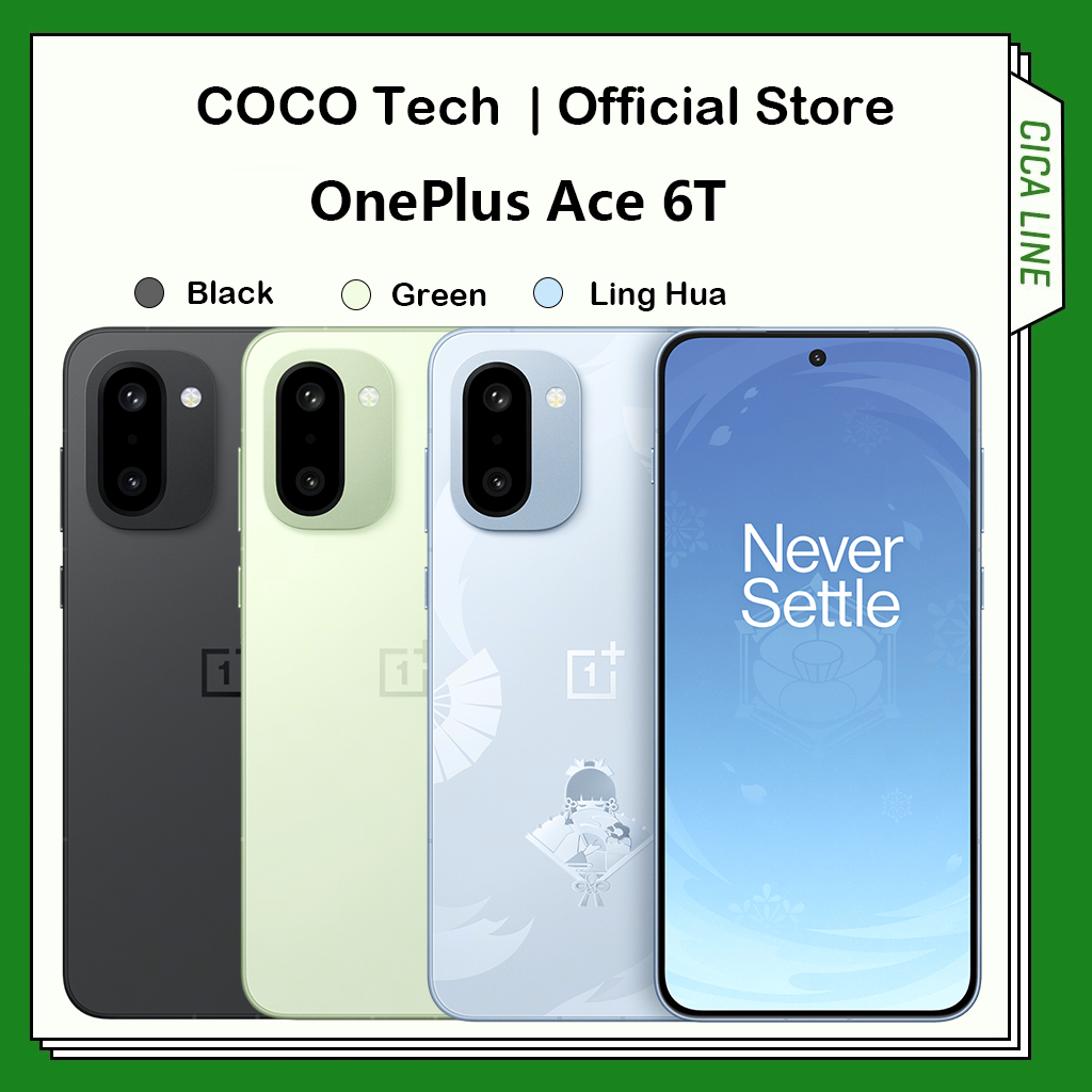 OnePlus Ace 6T Shen Li Ling Hua Snapdragon 8 Gen 5 6.83 inch AMOLED 165Hz 8300 mAh 100W ColorOS 16