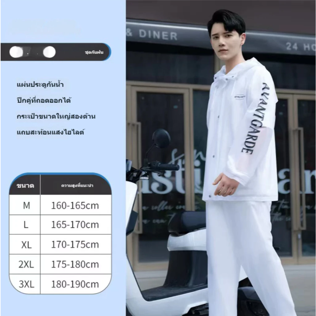 ชุดเสื้อกันฝนสองชิ้น thumbnail 7