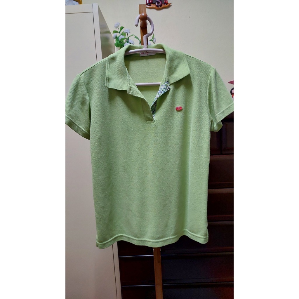 "NU SPORTS" SIZE XL เสื้อโปโลสีเขียว