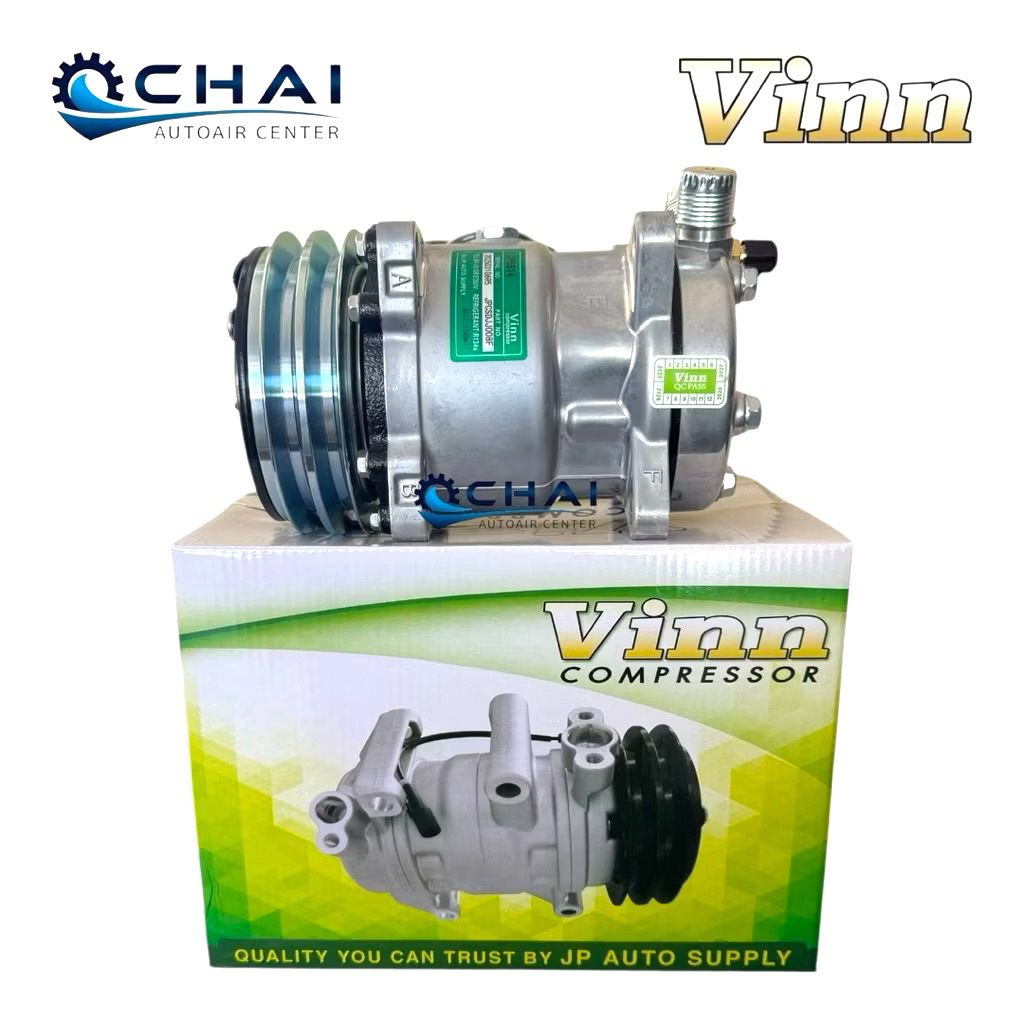 คอมใหม่ VINN 508 5S14 2A 12V. โอริง,เตเปอร์ วิน Compressor SD 508 2A 12V. ORING,TEPER