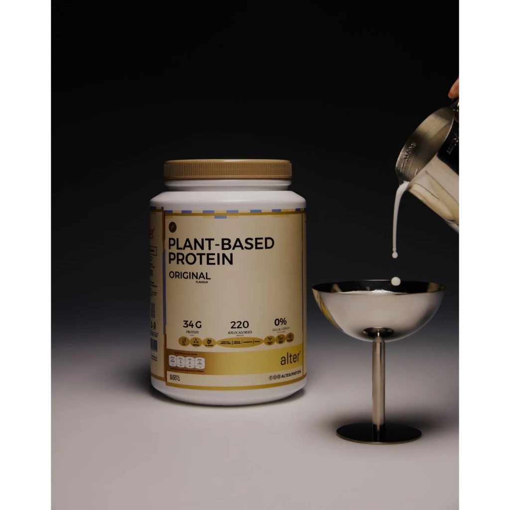 "NEW Non-GMO" 1 tub : Alter Plant-Based Protein Original รสออริจินอล ขนาด 800g โปรตีนพืช โปรตีน 1 กระปุก thumbnail 5