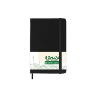 Somjai selected MOLESKINE สมุดโน๊ต สมุดสเก็ตซ์ หน้าปกหนัง PU Smooth หนา 140 แกรม 80 แผ่น Classic Notebook Sketchbook