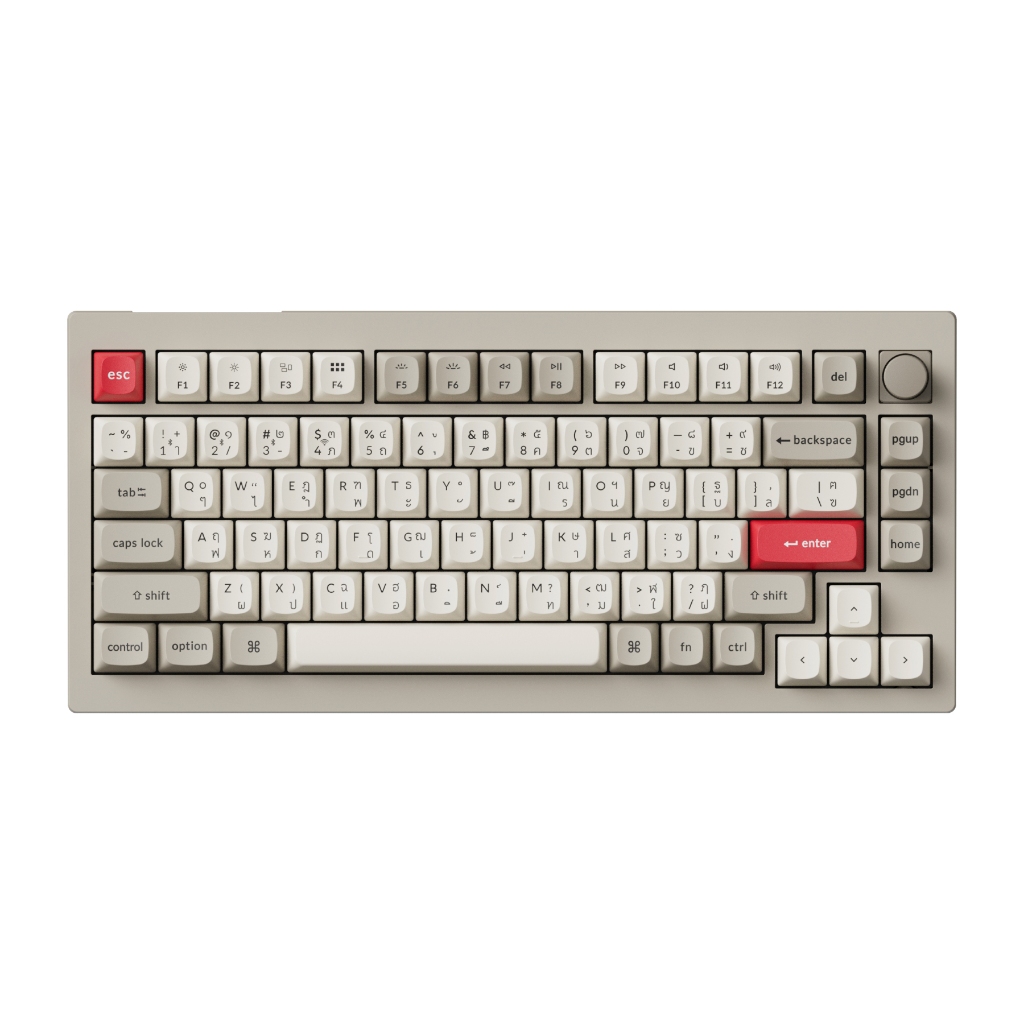 [ส่งด่วน] Keychron V1 Max Wireless Gasket Mechanical Keyboard คีย์บอร์ดไร้สาย ประกัน ศูนย์ไทย 2 ปี รูปที่ 2