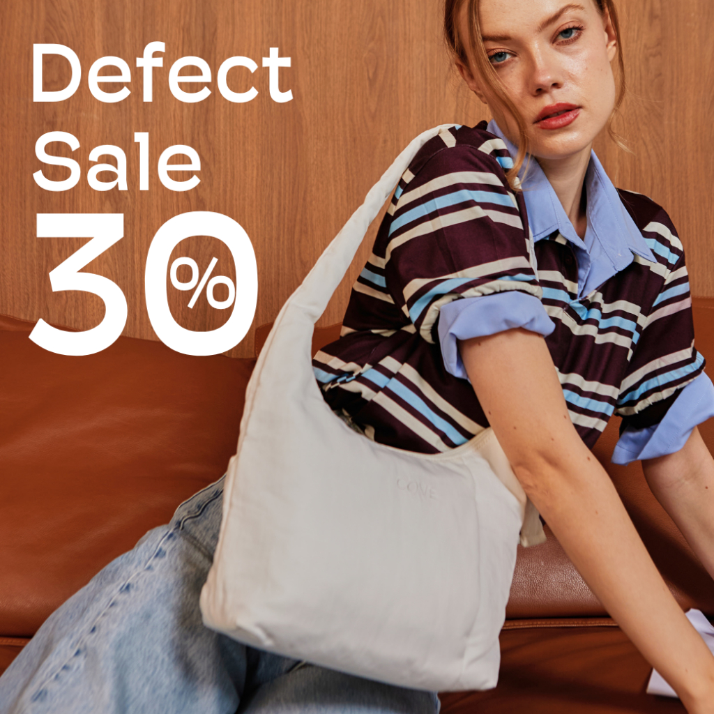 COVE AllDay Hobo (Defect 30%) กระเป๋าสะพายผู้หญิงน้ำหนักเบา ใส่ iPad ดีไซน์มินิมอล ใช้ได้ทั้งวัน มีสีสัน