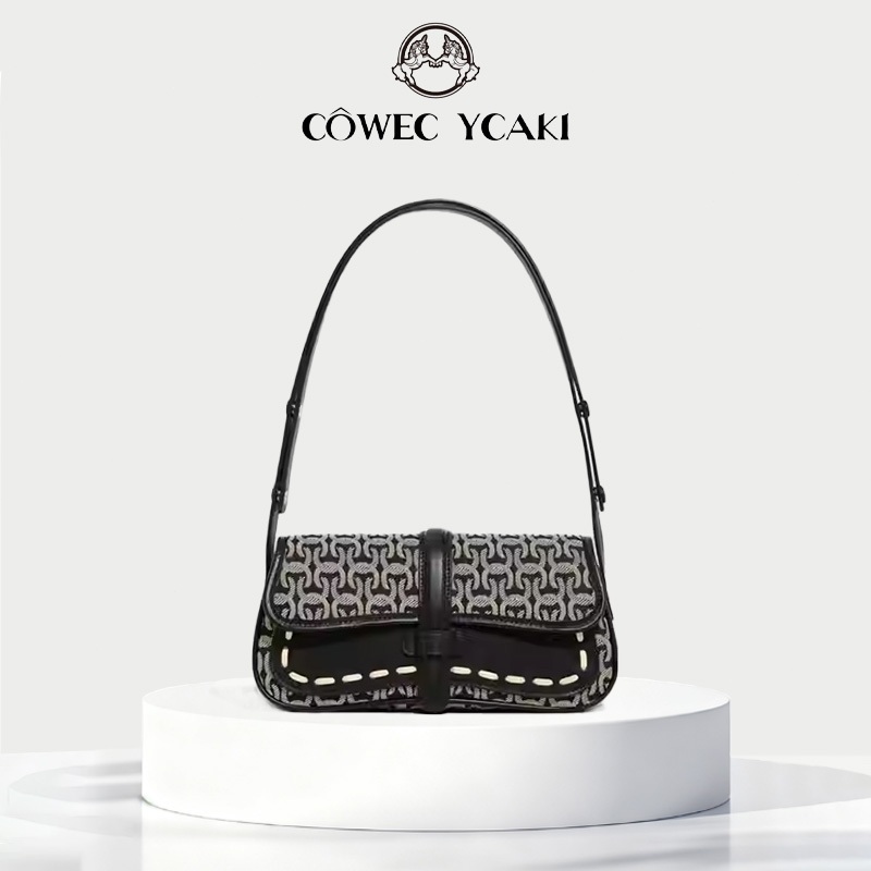 COWEC&YCAKI กระเป๋าสพาย กระเป๋าหนัง กระเป แฟชั่นกนะเป๋า shoulder bag