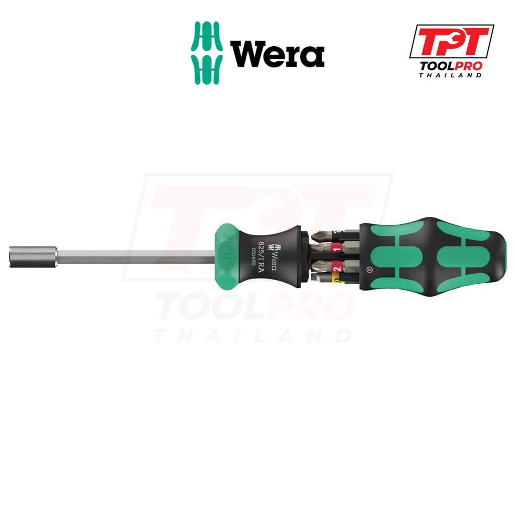 Wera ไขควงกรอกแกรก KK 27 RA 1 Ratchet Screwdriver (05051517001)