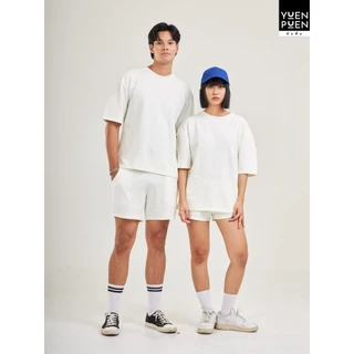 YuenPuen เสื้อยืด Oversize 15 สี ยืนพื้น ไม่ยืด ไม่ย้วย เสื้อสีพื้น เสื้อโอเวอร์ไซส์ ผ้านุ่ม