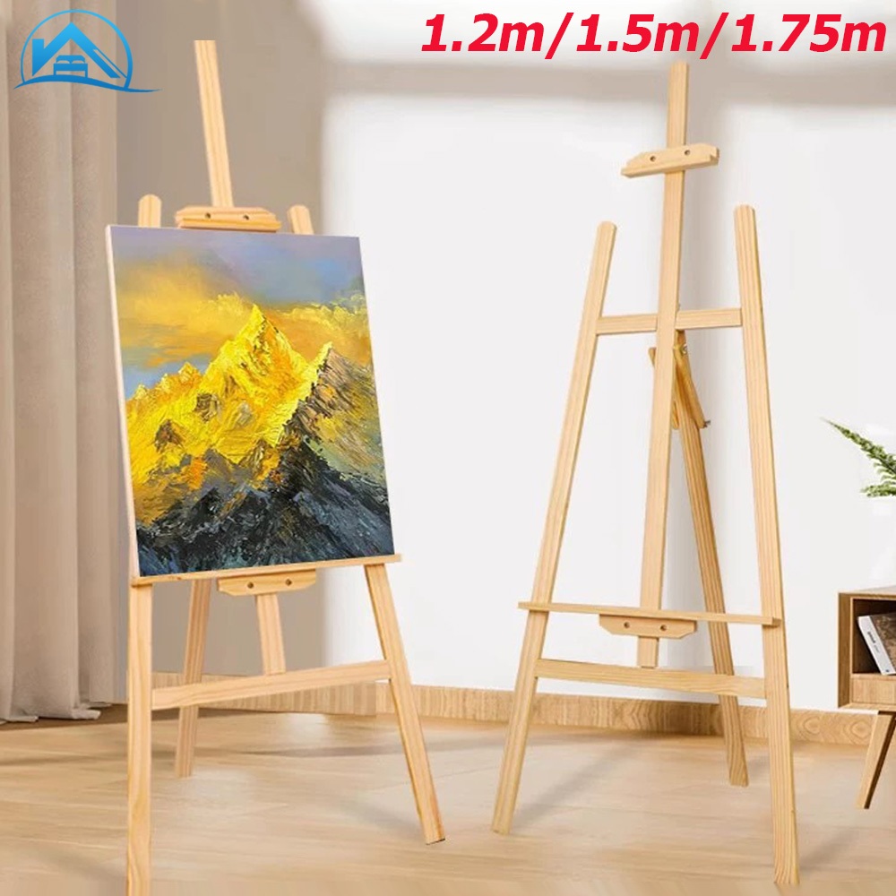 Sweethome ขาตั้งวาดรูป 175cm/150cm/120cmขาตั้งไม้ ขาตั้งป้าย ขาตั้งป้ายโฆษณา  Easel wooden ความทนทานยาวนาน ไม้ธรรมชาติ