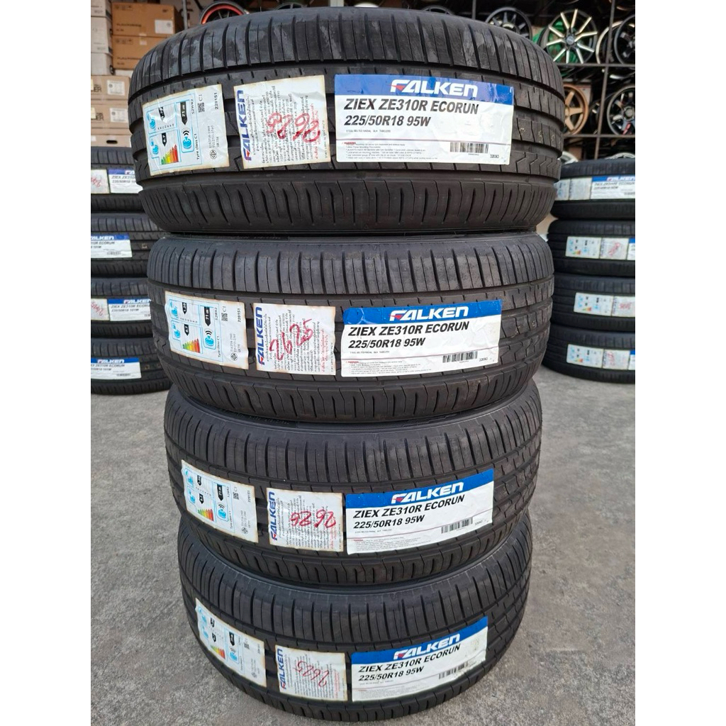 🚗🚓Falken 225/50/18 ZE310 ยางใหม่ปี24