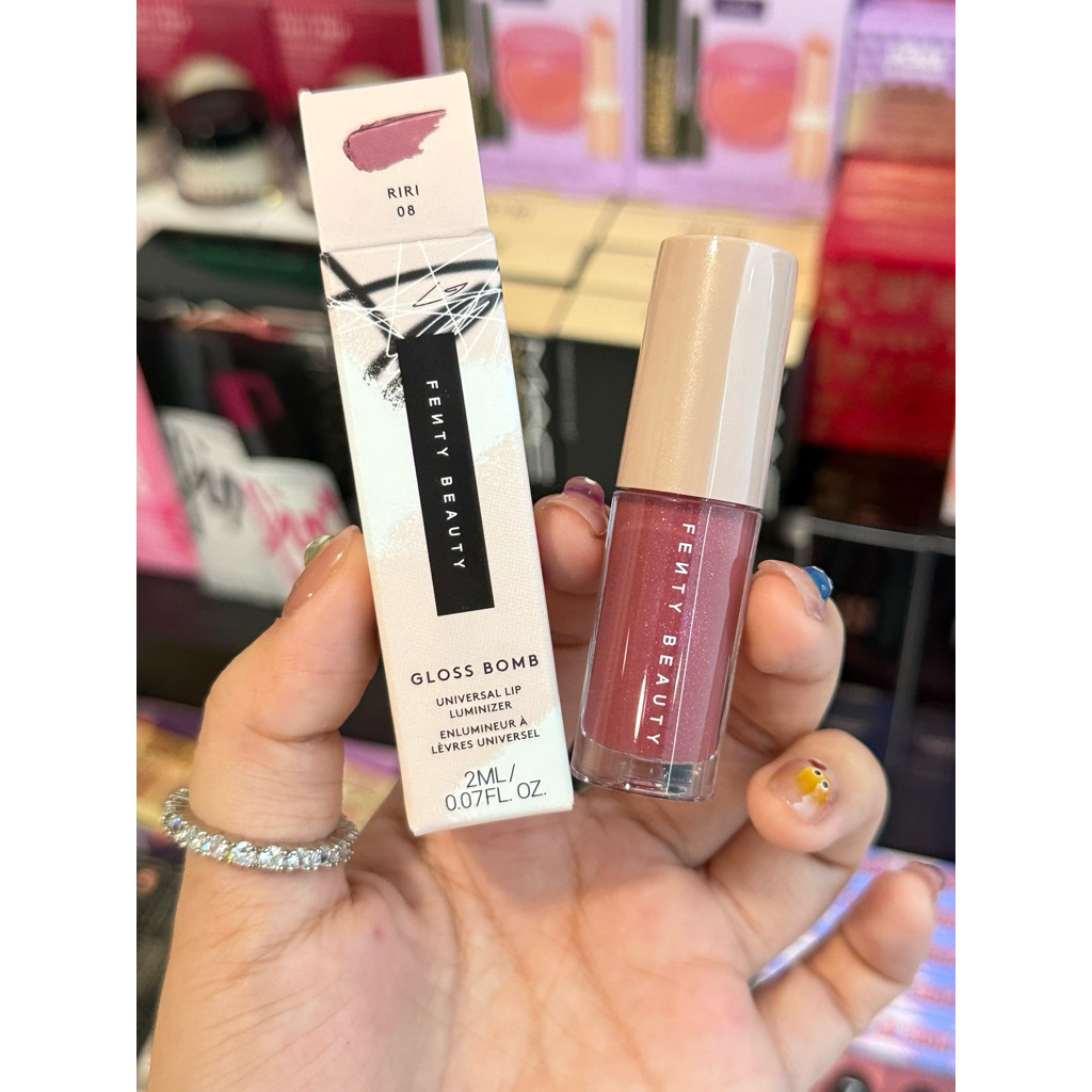 (พร้อมส่ง/ของแท้💯) FENTY BEAUTY Mini Gloss Bomb Lip Gloss 2ml