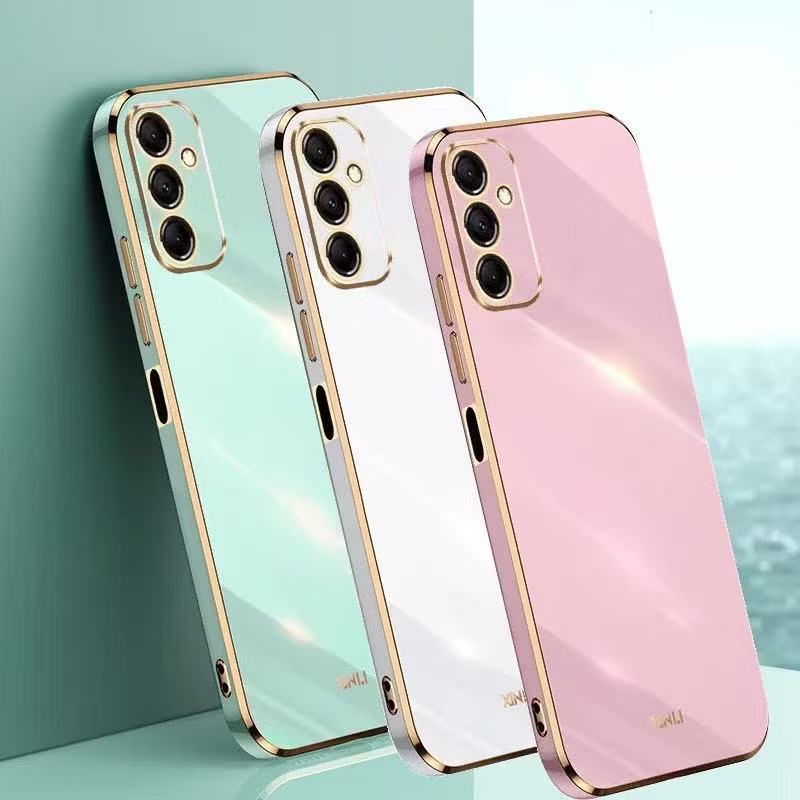ส่งจาก กทม /เคสขอบตรง สำหรับ Samsung A55 A35 A25 A15 A05 S A51 A71 เคสกันกระแทกขอบตรง