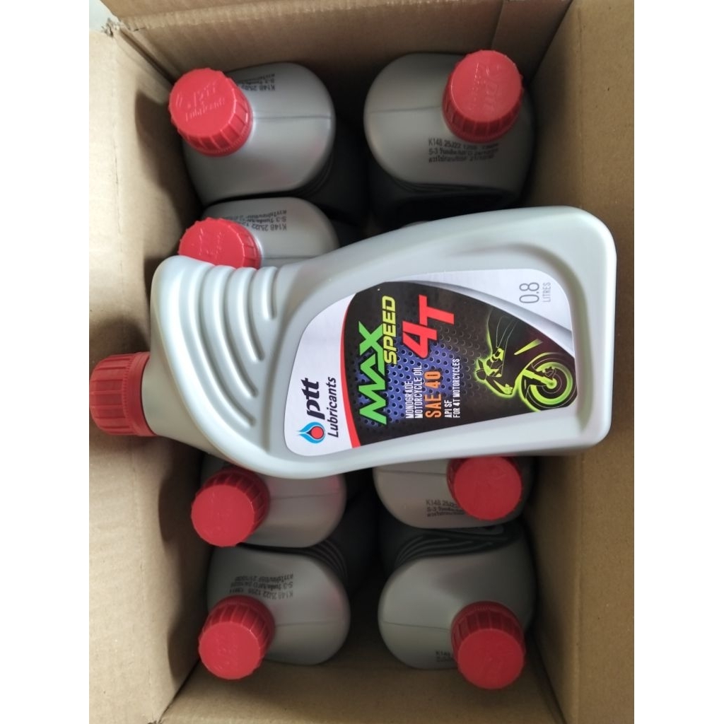 น้ำมันเครื่อง ปตท 4T 0.8 ลิตร