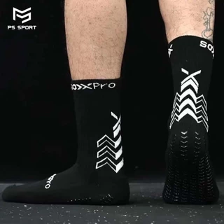 ถุงเท้าฟุตบอลกันลื่น PRO ถุงเท้ากันลื่น anti slip sock สำหรับกีฬาฟุตบอล มี 2 สีให้เลือก ออกกำลังกาย