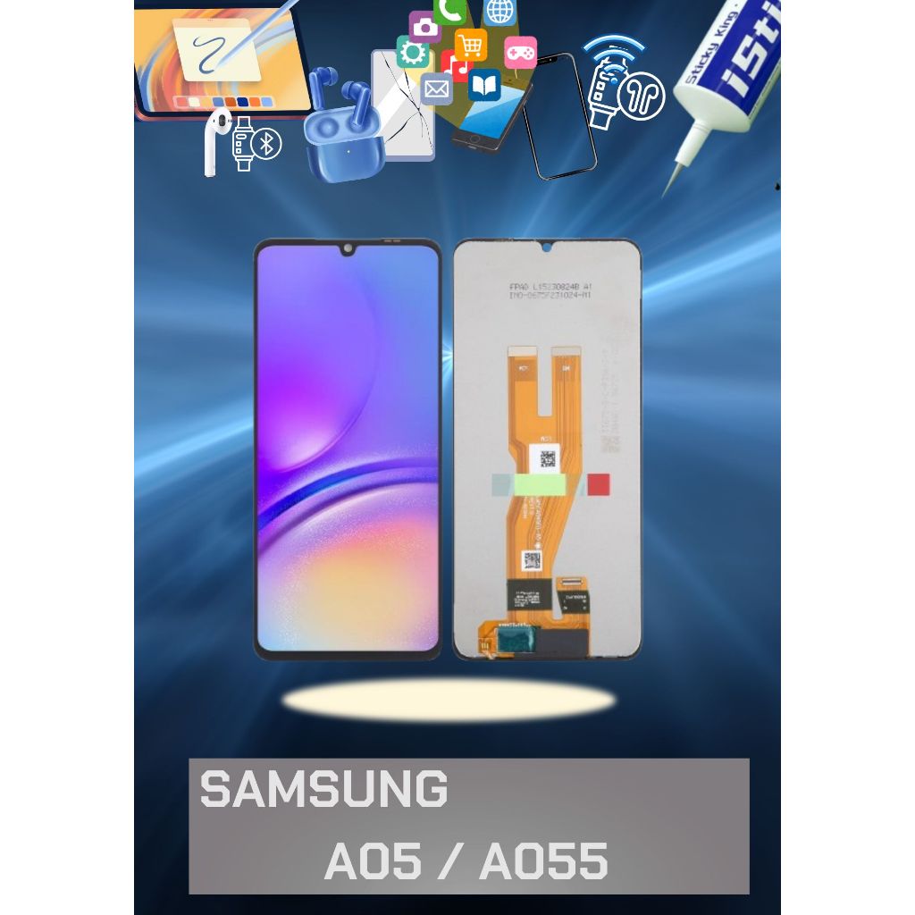 LCD SAMSUNG A05 / A055 แถมฟรี!! ชุดไขควง+ ฟิม+กาวติดจอ อะไหล่มือถือ คุณภาพดี PU MOBILE