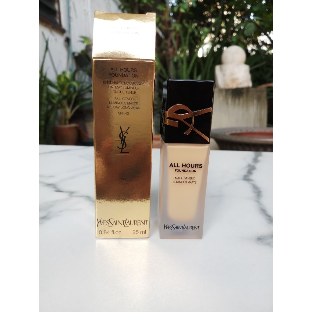 ✅ของแท้ 100%YSL All Hours Foundation 30ml สี LW7