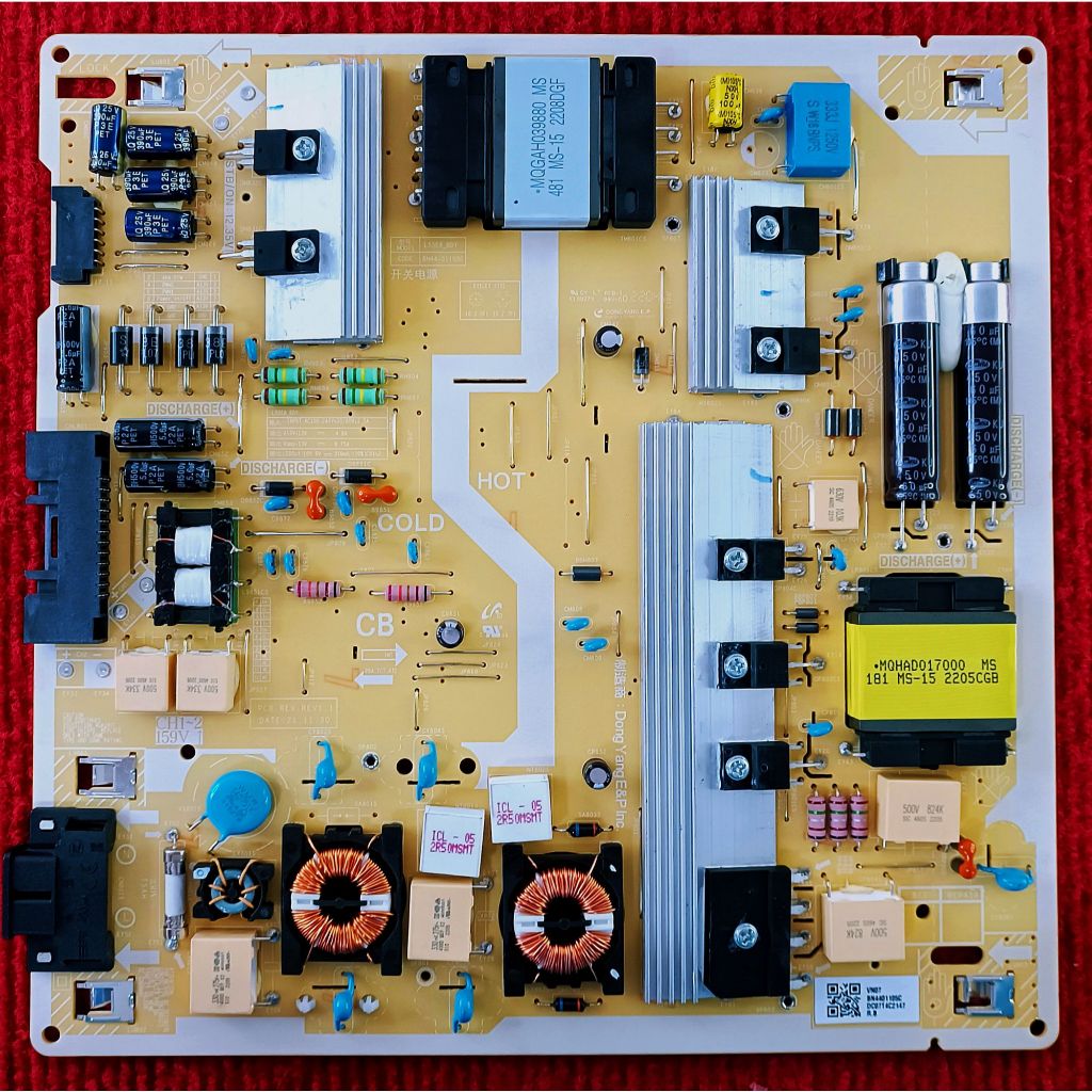 เพาเวอร์ซัพพลายทีวี SAMSUNG รุ่น QA55Q70BAKXXT พาสบอร์ด BN44-01105C