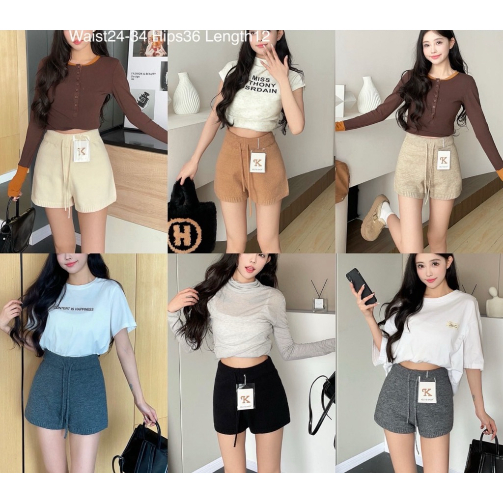 กางเกงขาสั้นไหมพรม Ketis ทรงสบาย ใส่ลำลอง