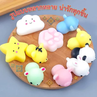 สกุชชี่ ของเล่นบีบ 100+ รูปแบบ 12/24 ชิ้น ปลอดภัย บีบคลายเครียด ทำเคสโทรศัพท์ DIY ของขวัญน่ารัก จัดส่งภายใน ส่งจากไทย