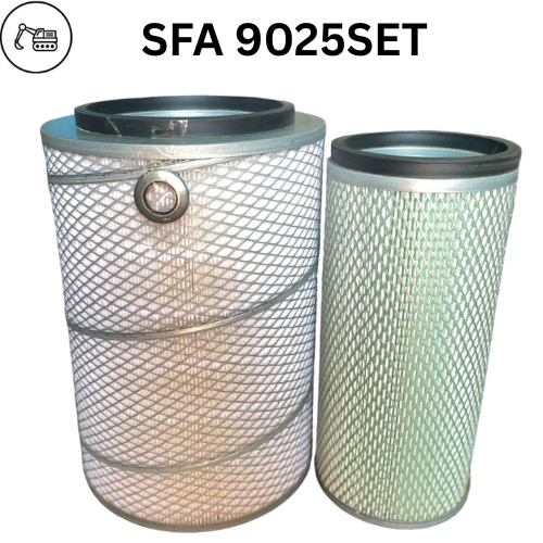 กรองอากาศ CAT320 Sure Filter SFA 9025SET (7Y0404 + 7Y0403 / 1-14215153-0 + 1-14215145-0 P181080 + P1