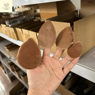 (ส่งด่วน) Makeupbrush พัฟแต่งหน้า พัฟขนนุ่ม พัฟลงแป้งผสมรองพื้น 4 ขนาด U204