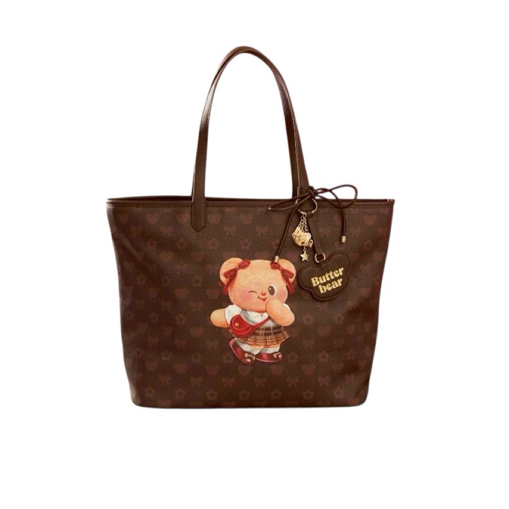 กระเป๋าหมีเนย เลอ ช็อกโกลา (Le Chocolat Tote) - Butterbear หมีเนย ของแท้100% ชอปไทย
