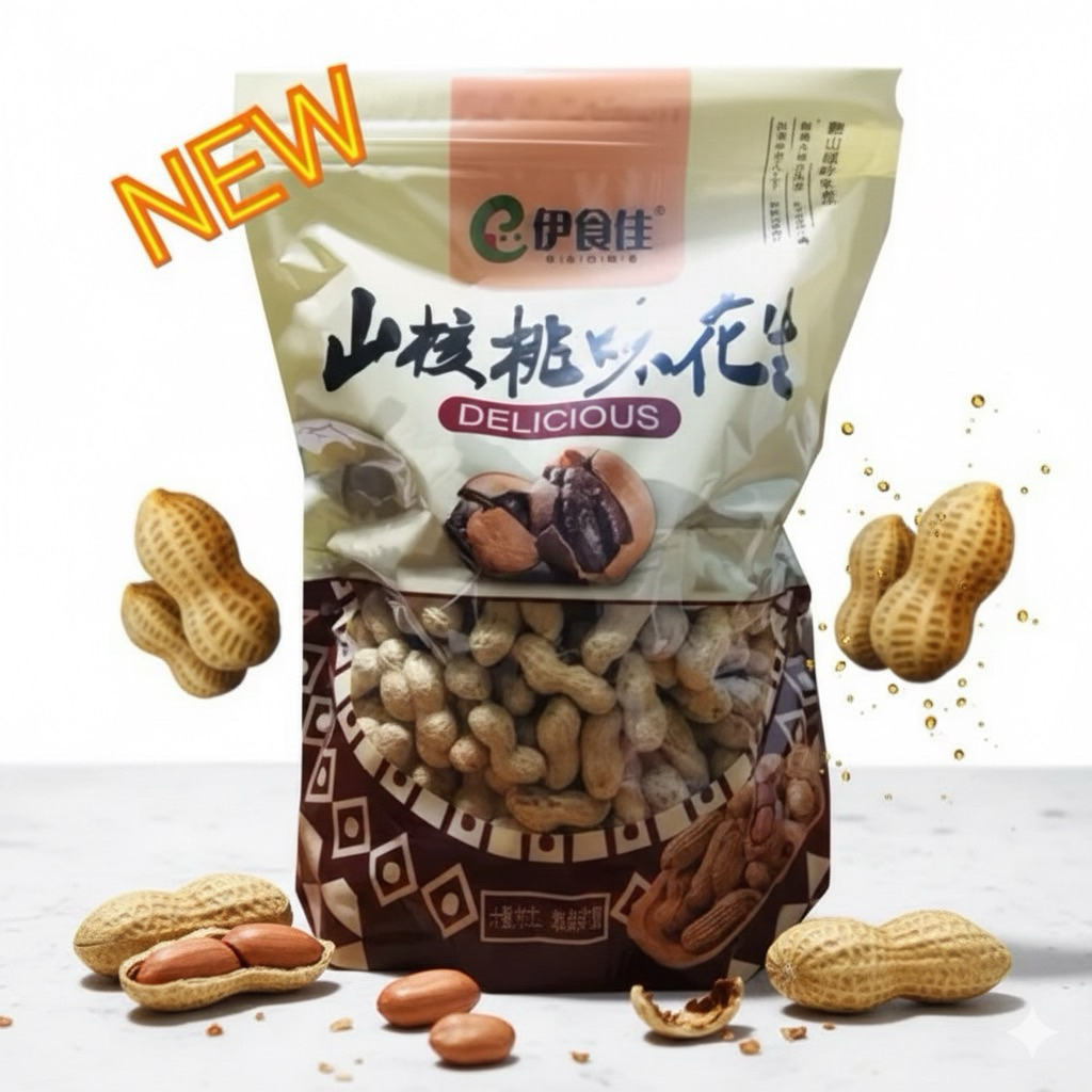 ถั่วลิสงอบวอลนัท 🥜 เกรดพรีเมี่ยม🥇กรุณาอ่านก่อนสั่งซื้อนะคะ