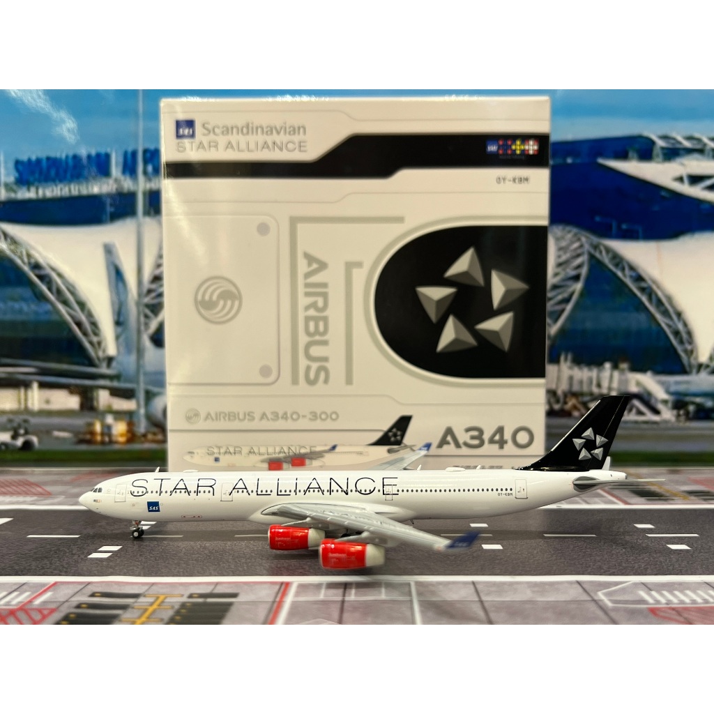 JC Wings [XX40642] 1:400 SAS A340-300 OY-KBM Star Alliance