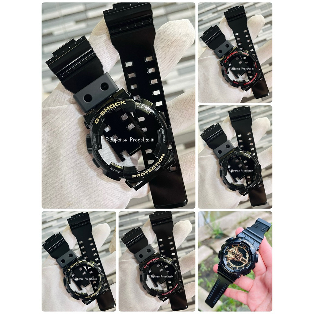 กรอบสาย G-Shock ของแท้ 100%(GA/GD/GAX/GLS)ดำเงา