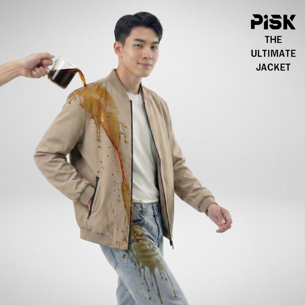 PISK The Ultimate Jacket – แจ็คเก็ตผู้ชาย ไม่ยับ กันน้ำ ระบายอากาศ | แบรนด์ PISK พีไอเอสเค