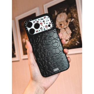 (พร้อมส่ง) CASETiFY Takashi Murakami Multi-Flowers (Black) C…