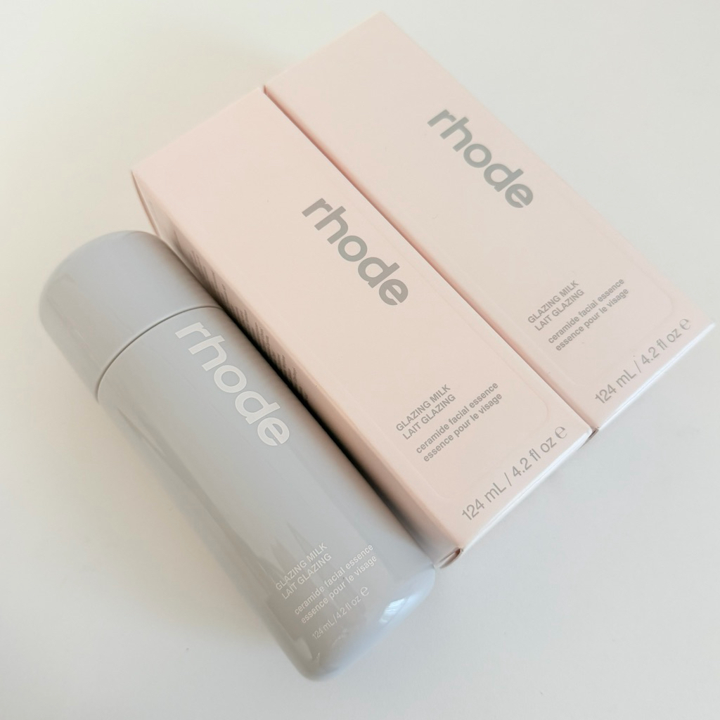 >>พร้อมส่ง124ml<<rhode  Glazing Milk Ceramide Facial Essence