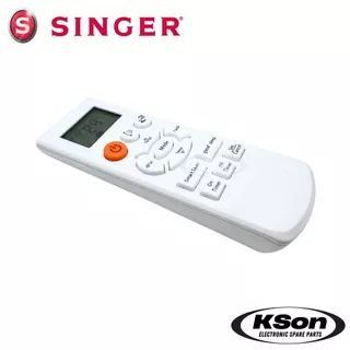 รีโมทแอร์ ซิงเกอร์ อะไหล่แอร์ SINGER Air Conditioner Remote Control รุ่น 08808A
