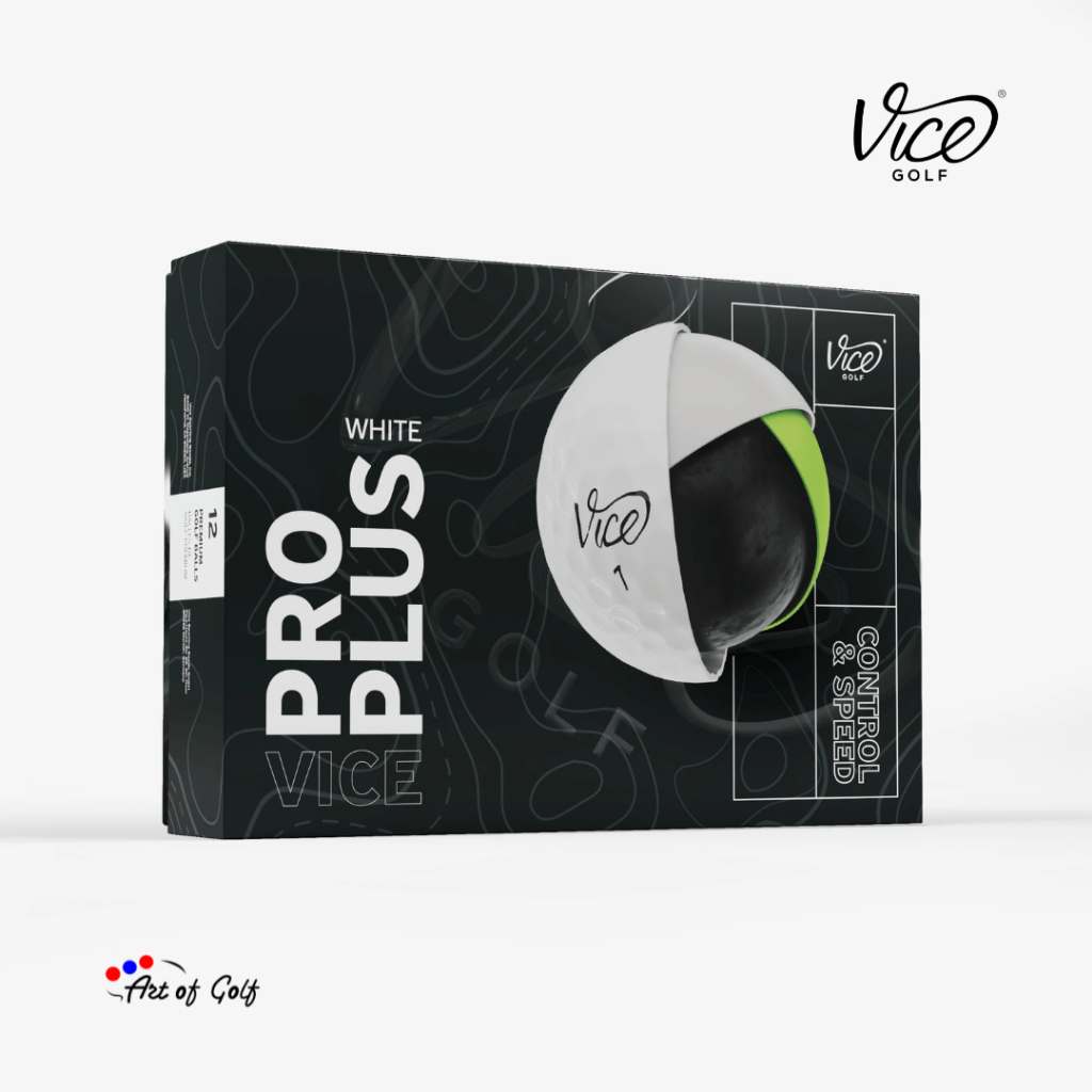 ลูกกอล์ฟ Vice Golf - รุ่น Pro Plus (White)